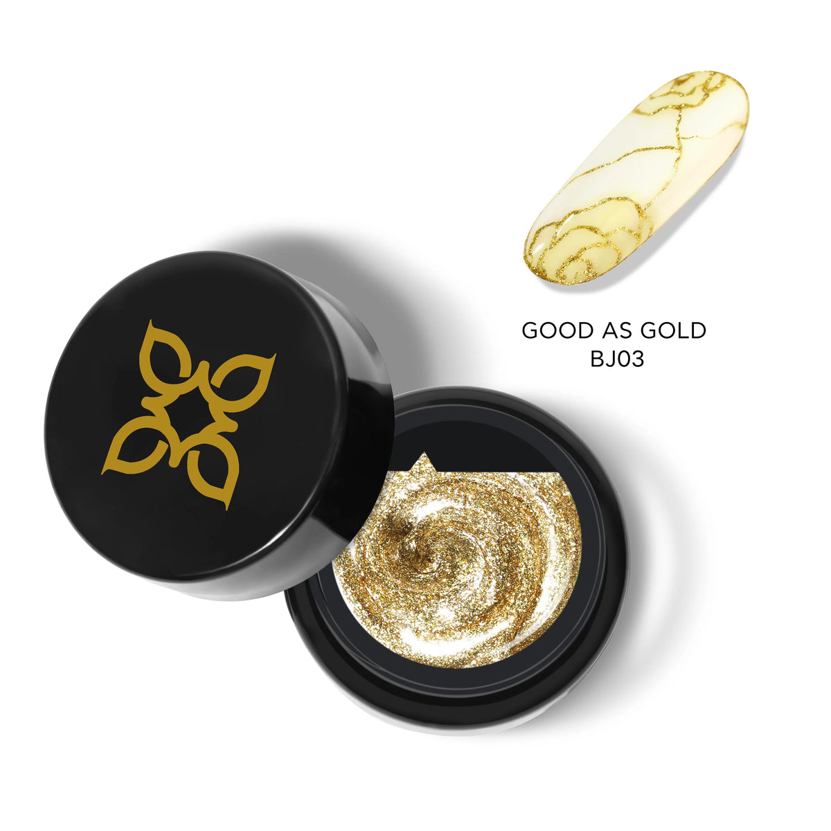 SPARKLING METALIC GEL PAINT BJ03 GOOD AS GOLD