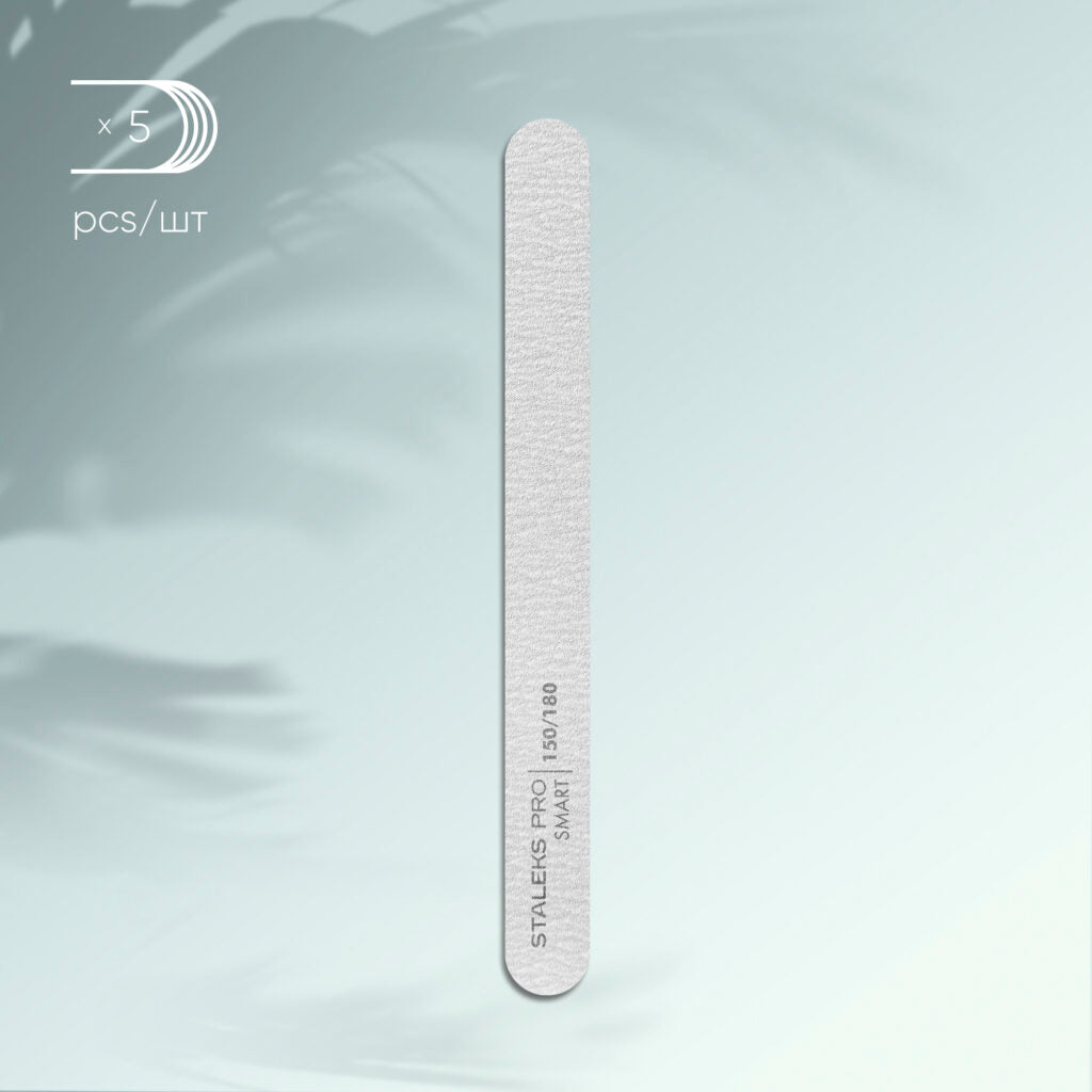 Mineral nail file Staleks Pro Smart, 5 PIECES 150/180 grit (straight)