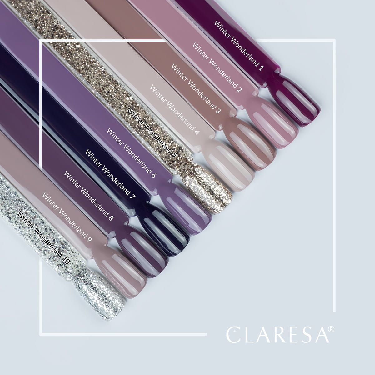 CLARESA LAKIER HYBRYDOWY WINTER WONDERLAND 9 5 g