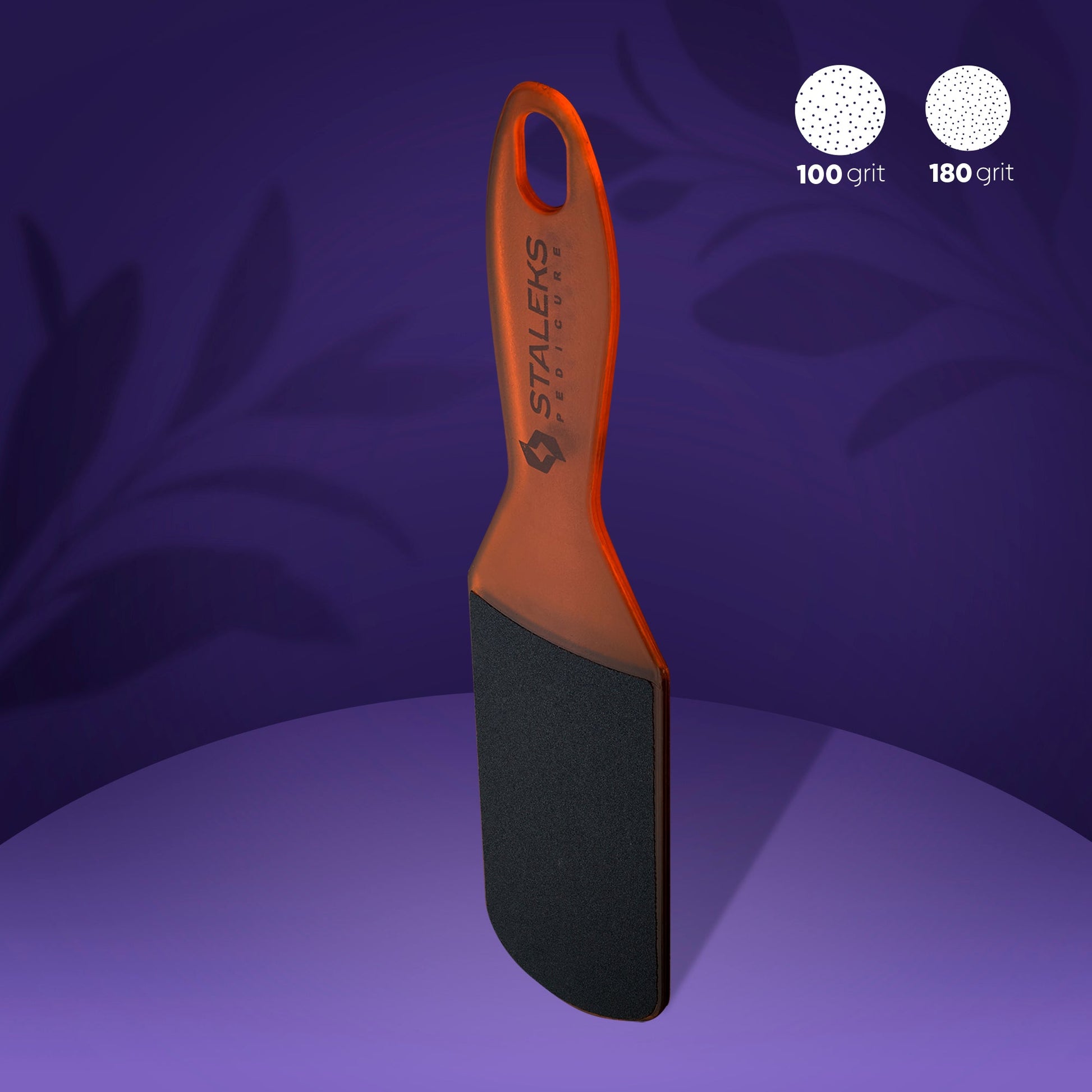 Râpe à pieds double face en plastique EXPERT 10 TYPE 3 (100/180 grits)