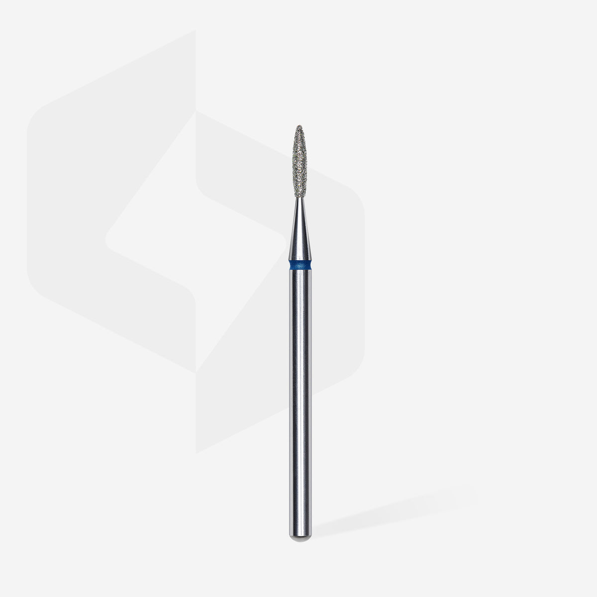 Diamond nail drill bit flame BLUE head EXPERT 1,6 mm/8