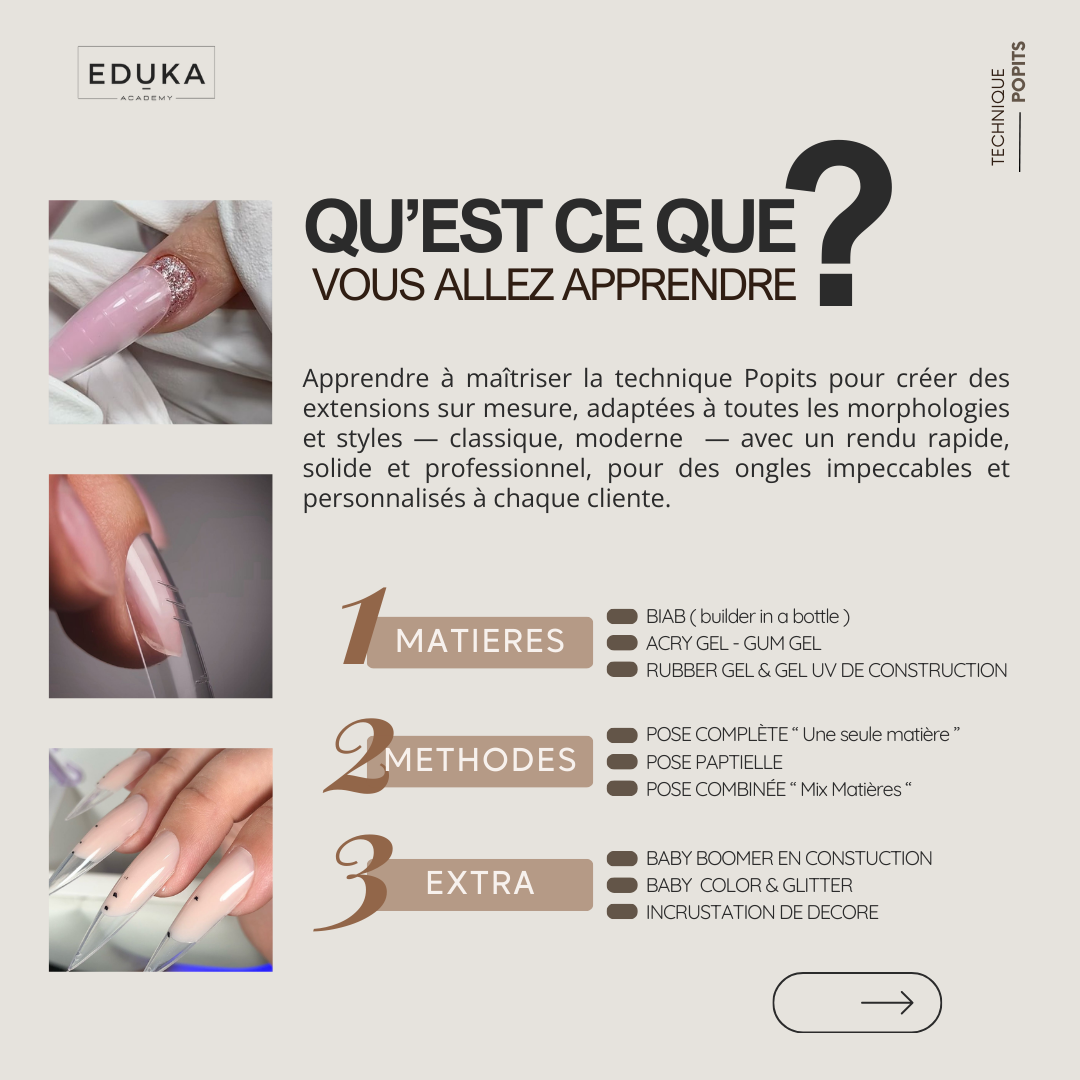 FORMATION DE BASE PROTHÉSISTE ONGULAIRE "Techniques Russes"