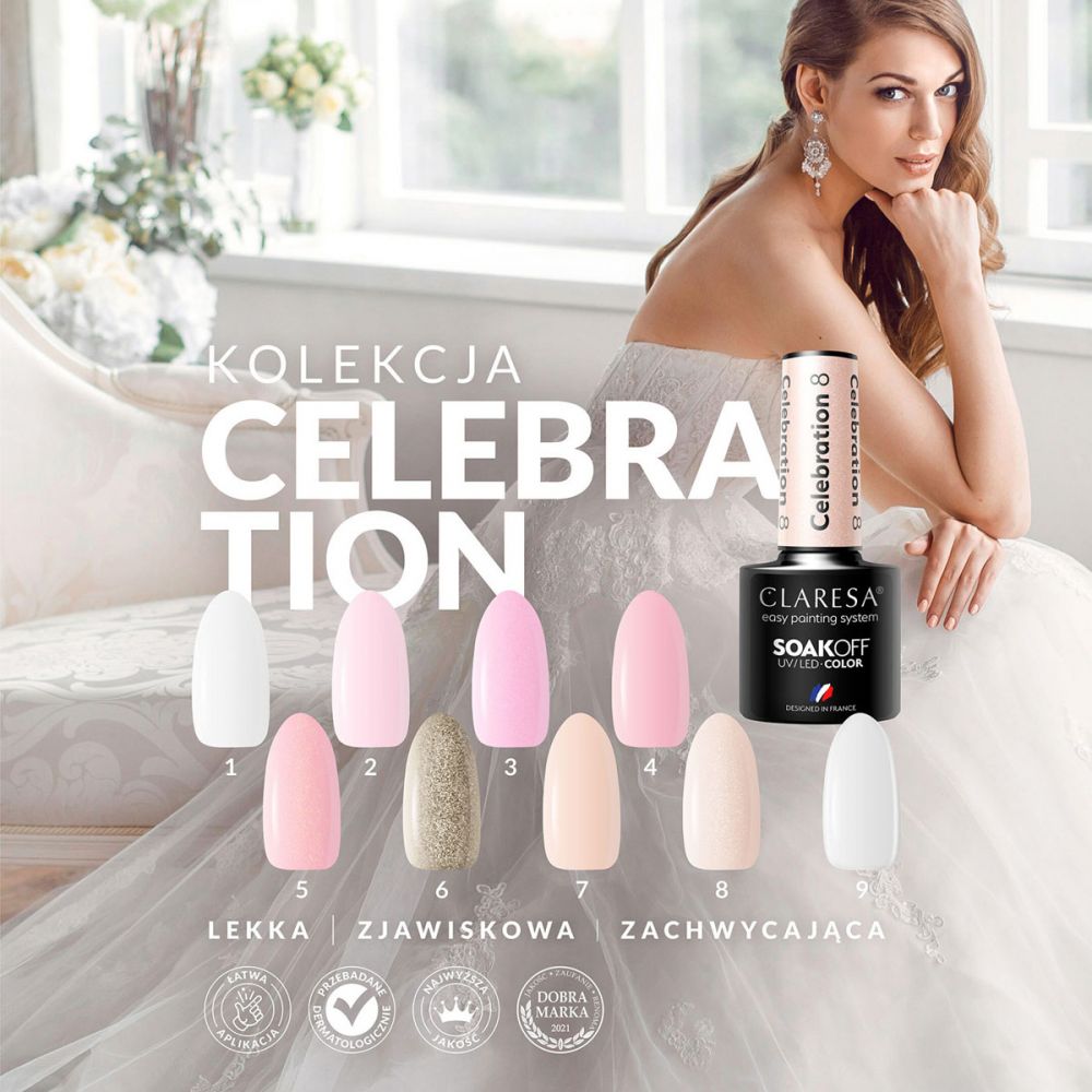 Claresa Vernis Hybride CELEBRATION 4 -5g