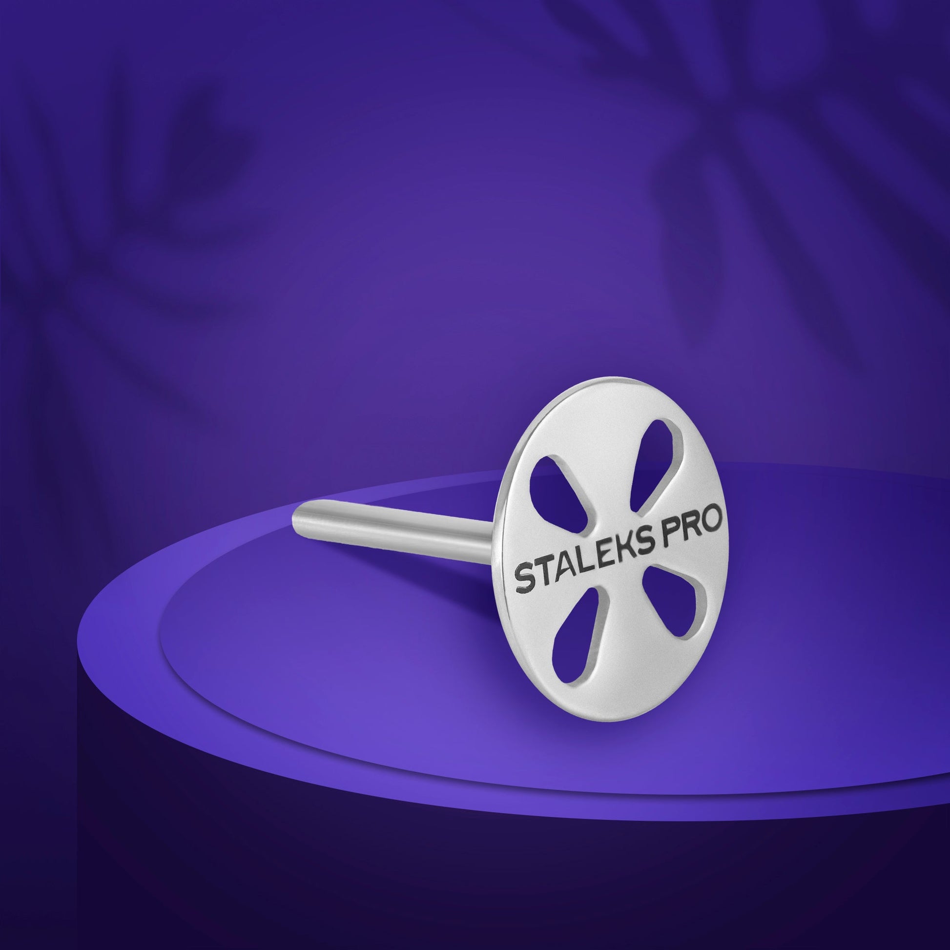 Disque pédicure PODODISC STALEKS PRO L (25 mm) fourni avec de limes adhésives 180 grits (5 pcs)