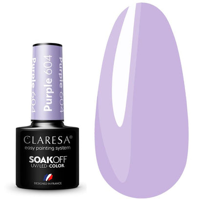 Claresa Vernis Hybride PURPLE 604 -5g