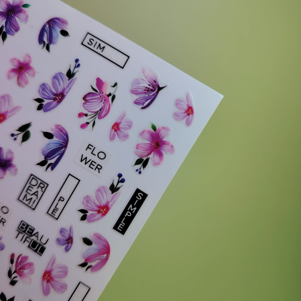 3D NAIL ART STICKER F944