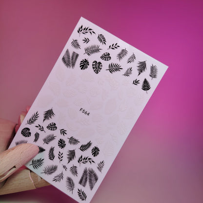 3D NAIL ART STICKER F564
