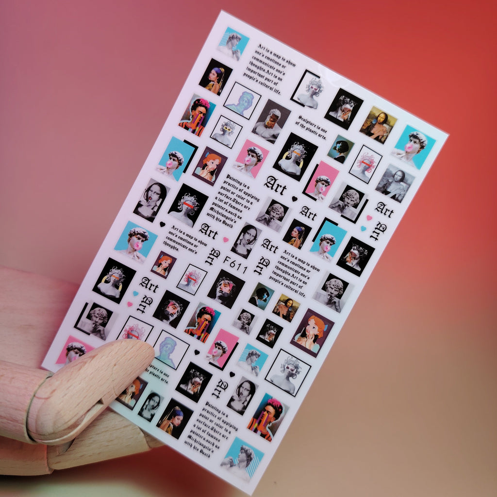 3D NAIL ART  STICKER F611