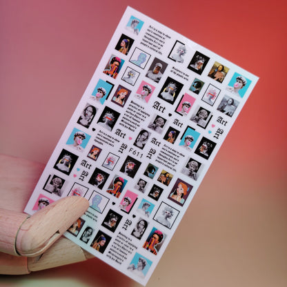 3D NAIL ART  STICKER F611