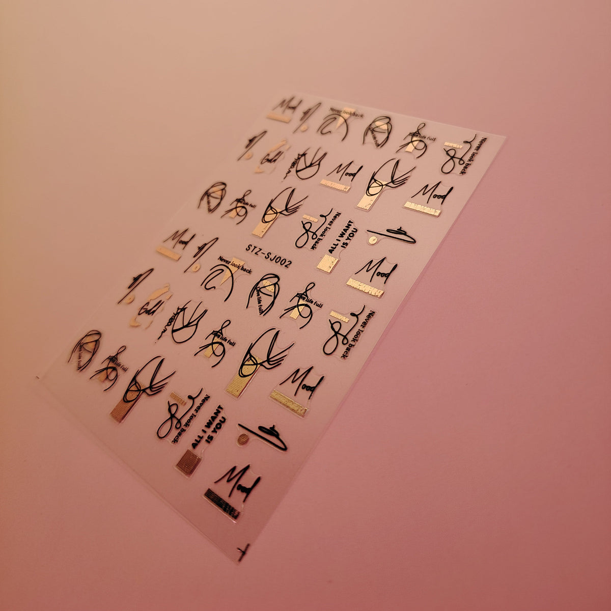 3D NAIL ART STICKER SJ002