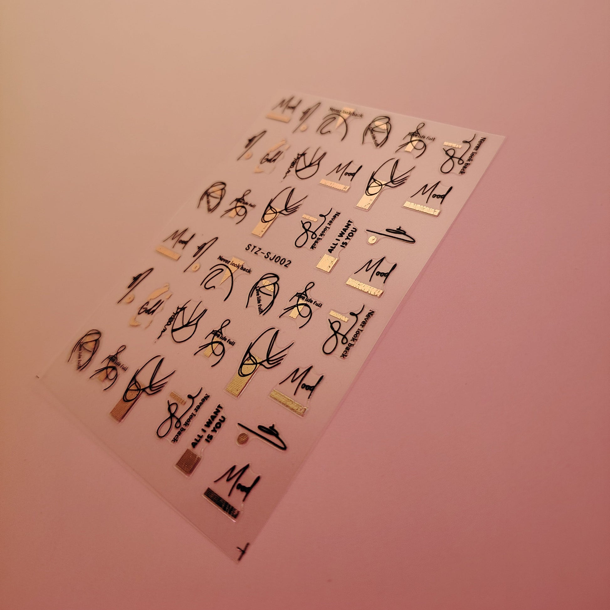 3D NAIL ART STICKER SJ002