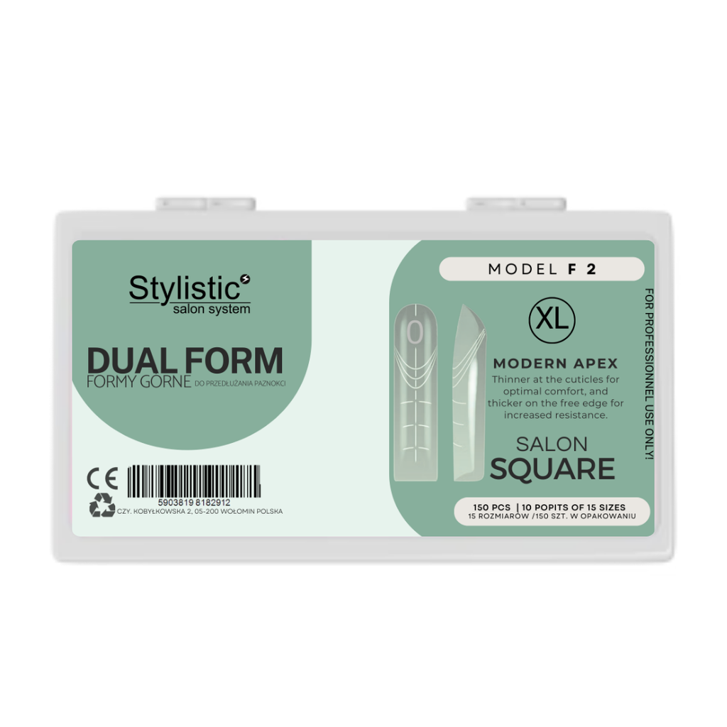 STYLISTIC DUAL FORM SLIM  SALON SQUARE  C-CURVE  F2- XL  150PCS