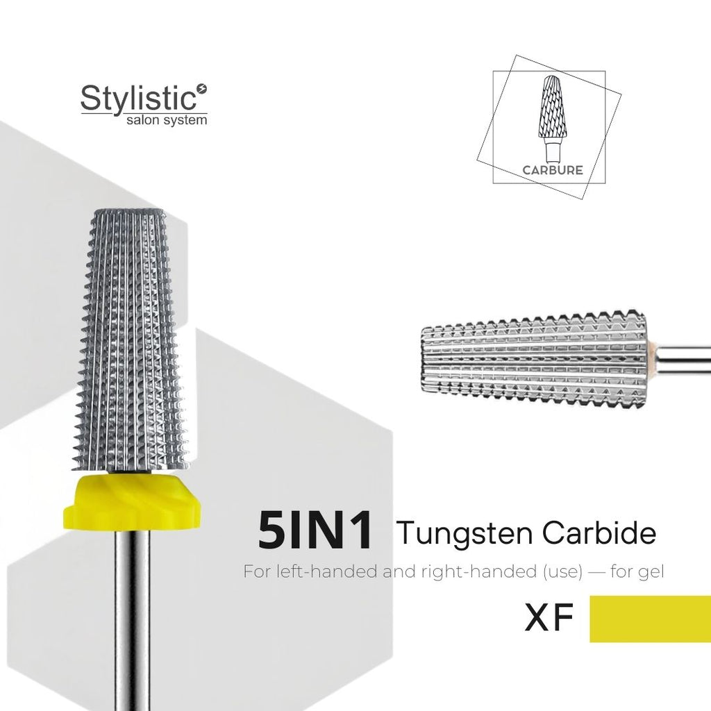 STYLISTIC FREZ XF/5in1 YELLOW TUNGSTEN CARBIDE