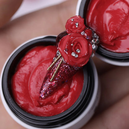 Nail art | Gel 4D | RED 08