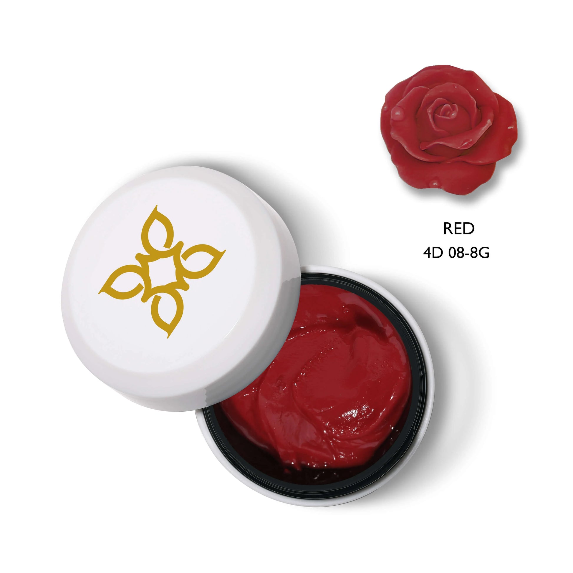 Nail art | Gel 4D | RED 08