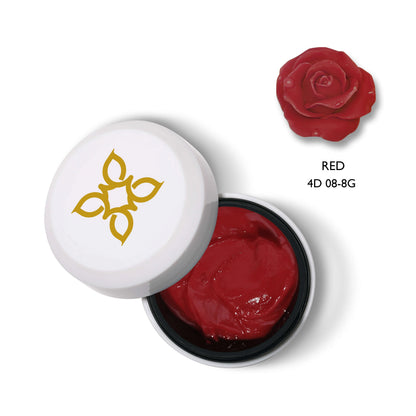 Nail art | Gel 4D | RED 08
