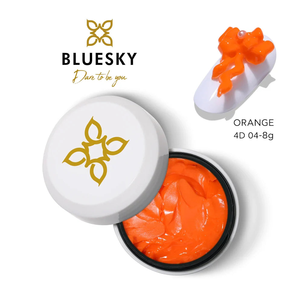 Nail art | Gel 4D | ORANGE 04