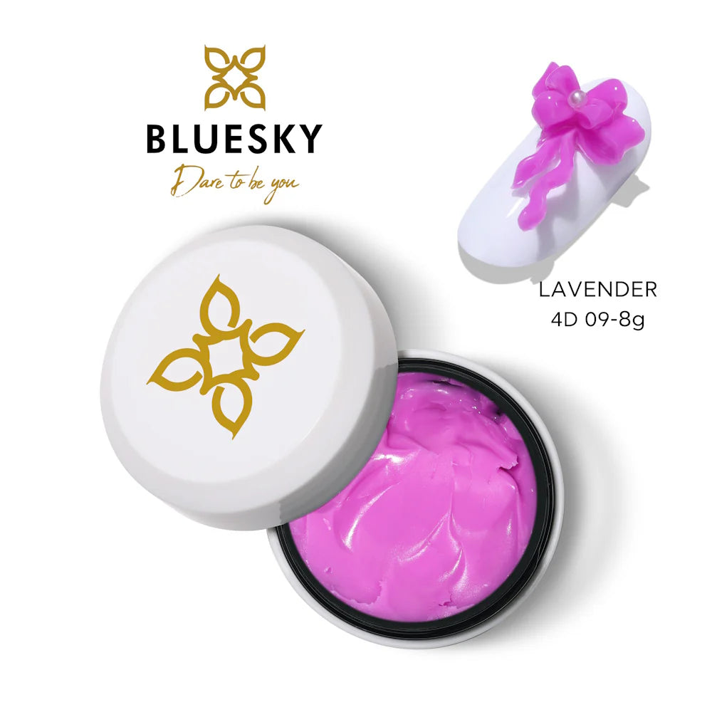Nail art | Gel 4D | LAVENDER 09