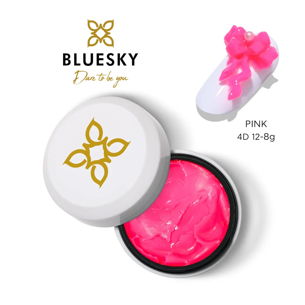 Nail art | Gel 4D | Pink 12