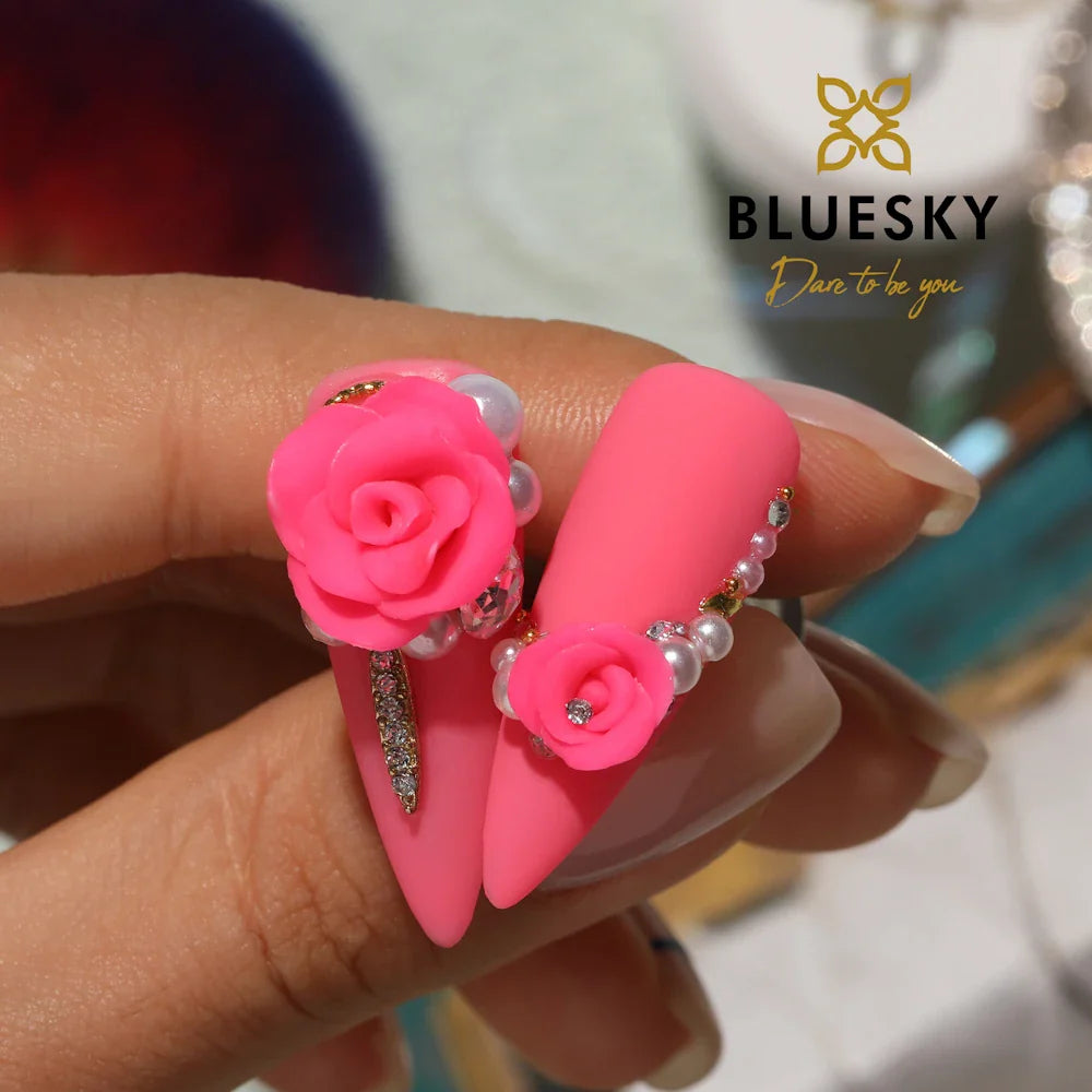 Nail art | Gel 4D | Pink 12
