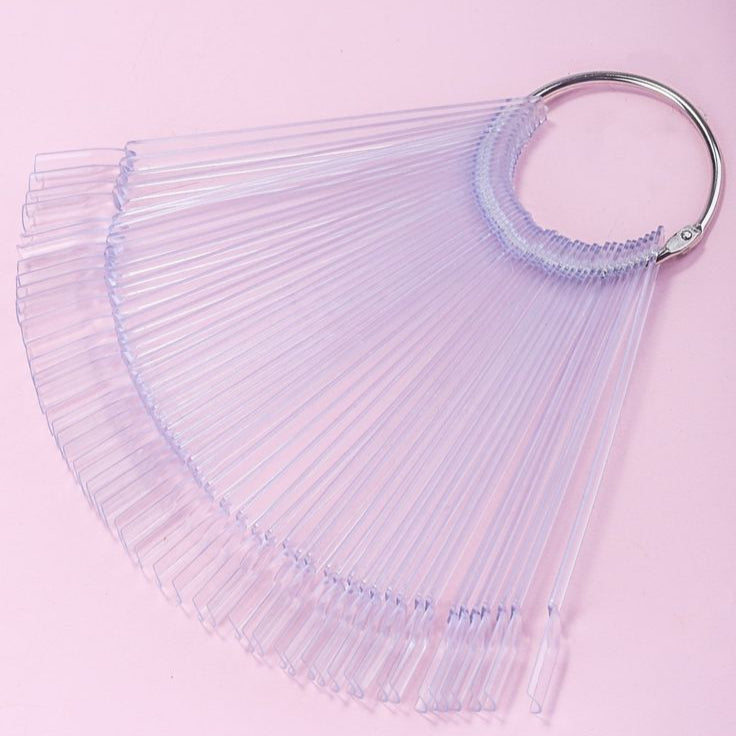 NUANCIERS CARRÉ 50PCS S TRANSPARENT