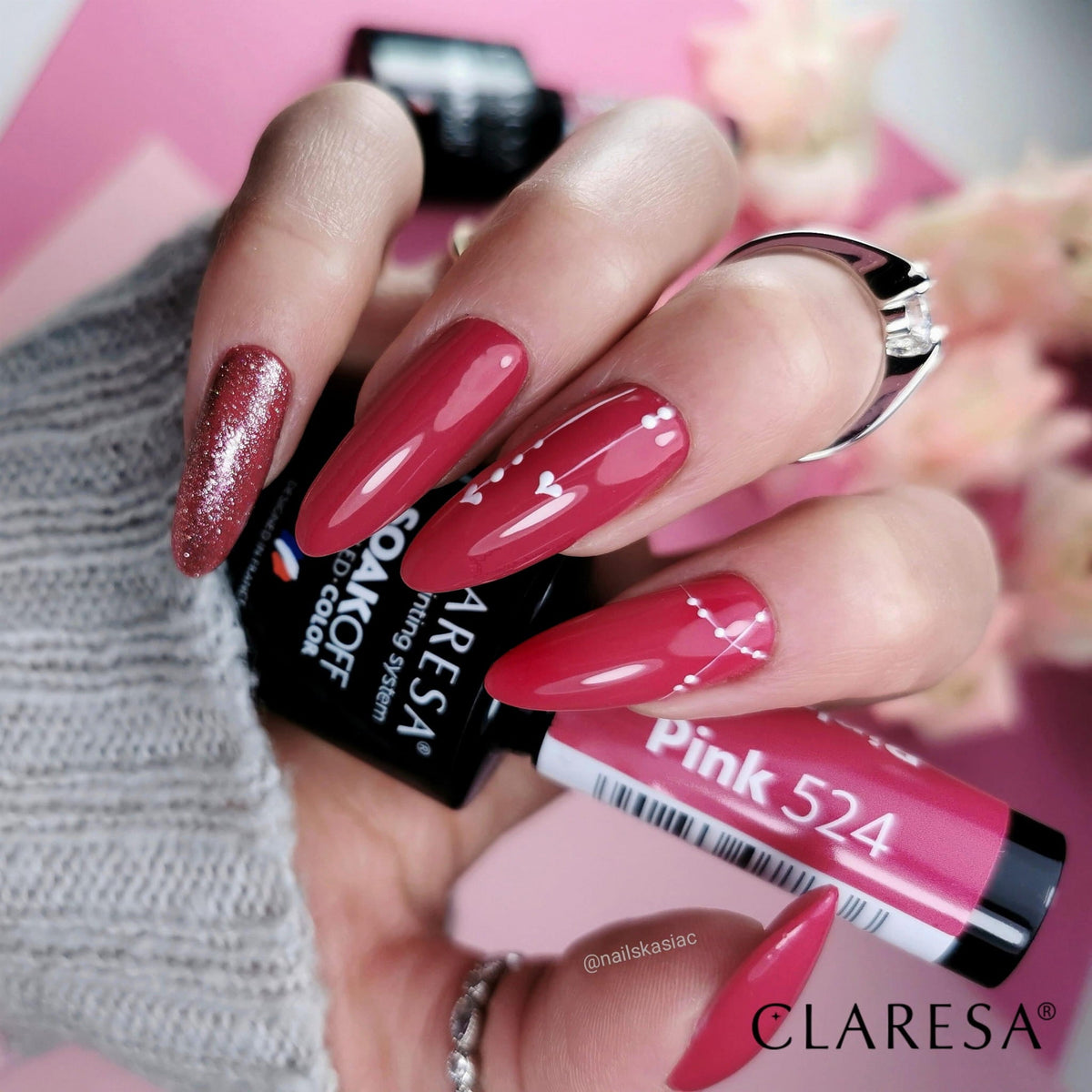 Claresa Vernis Hybride PINK 524 -5g