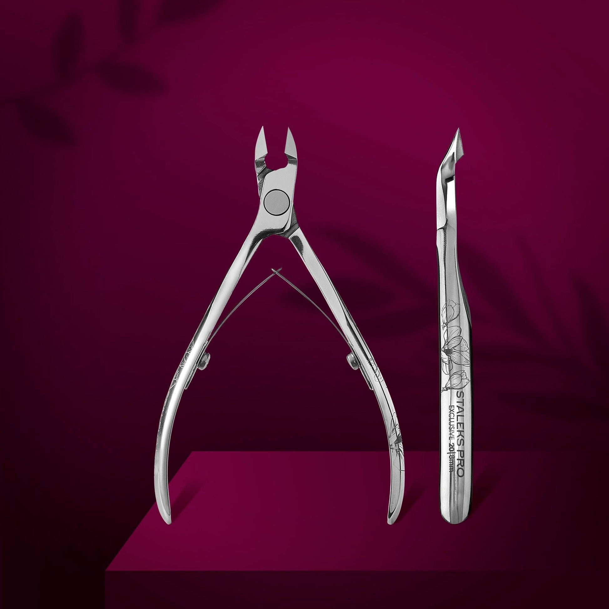 Pinces à cuticules professionnelles EXCLUSIVE 20 8 mm (magnolia)