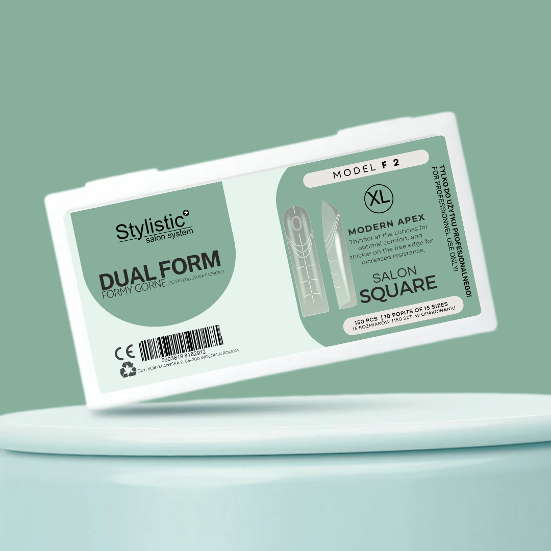 STYLISTIC DUAL FORM SLIM  SALON SQUARE  C-CURVE  F2- XL  150PCS
