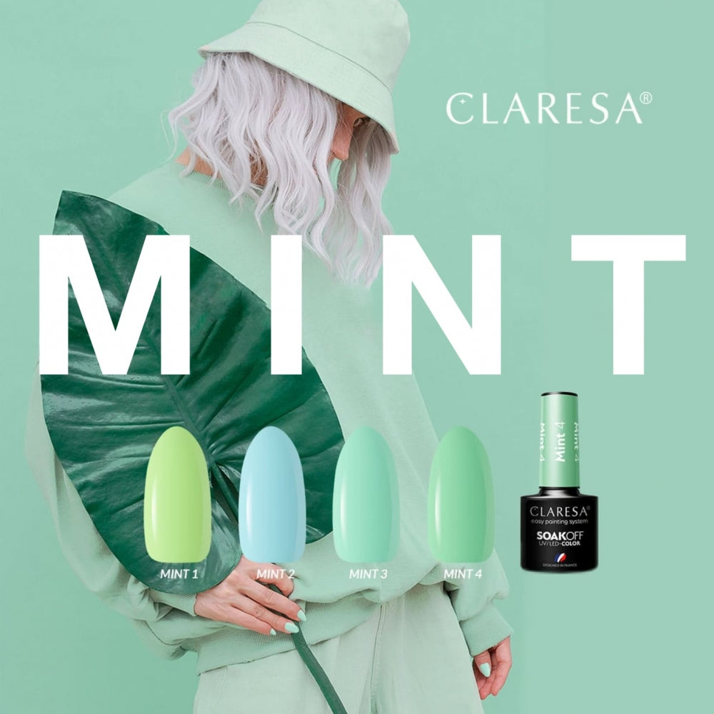 CLARESA Vernis à ongles hybride MINT 3 -5g