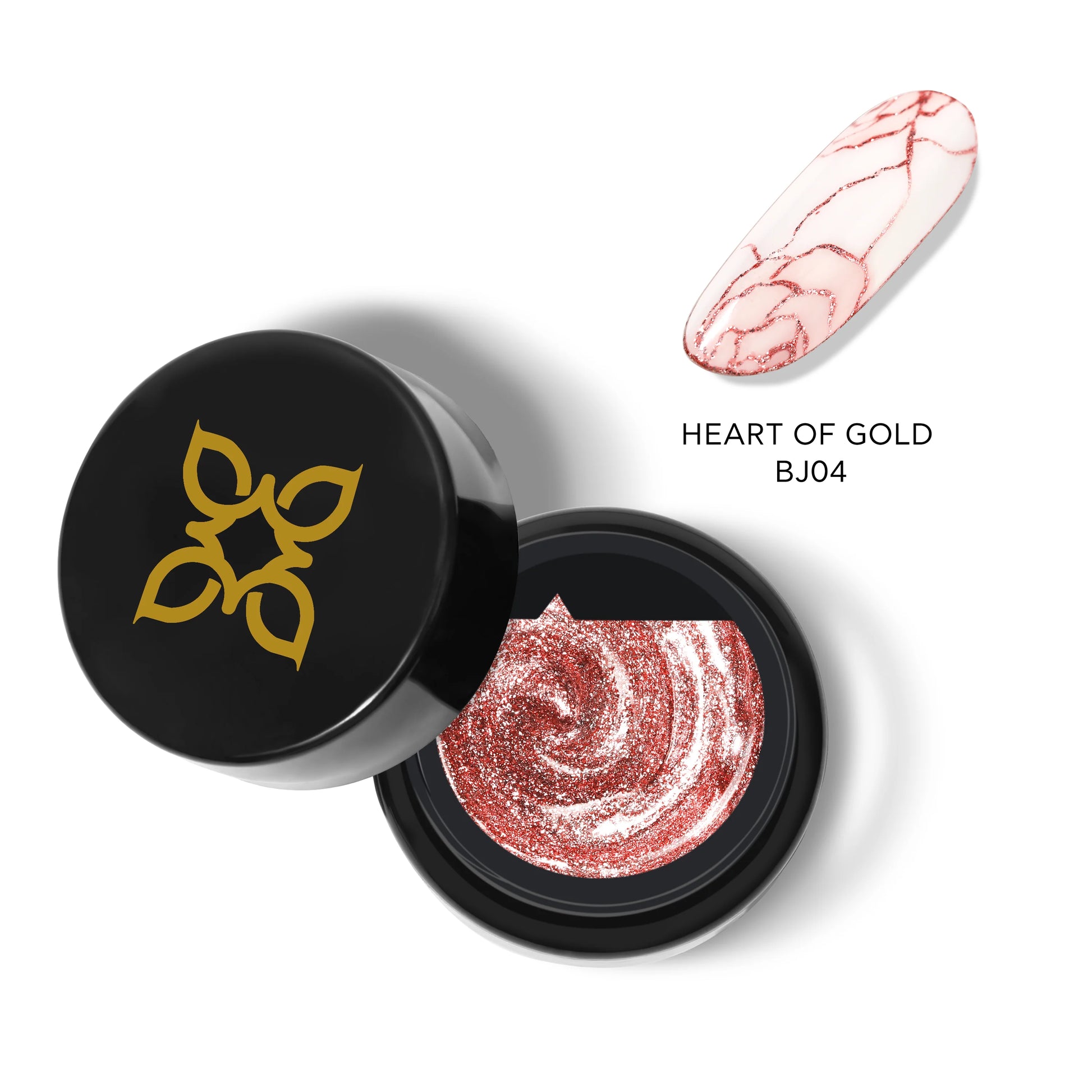 SPARKLING METALIC GEL PAINT BJ04 Heart of Gold