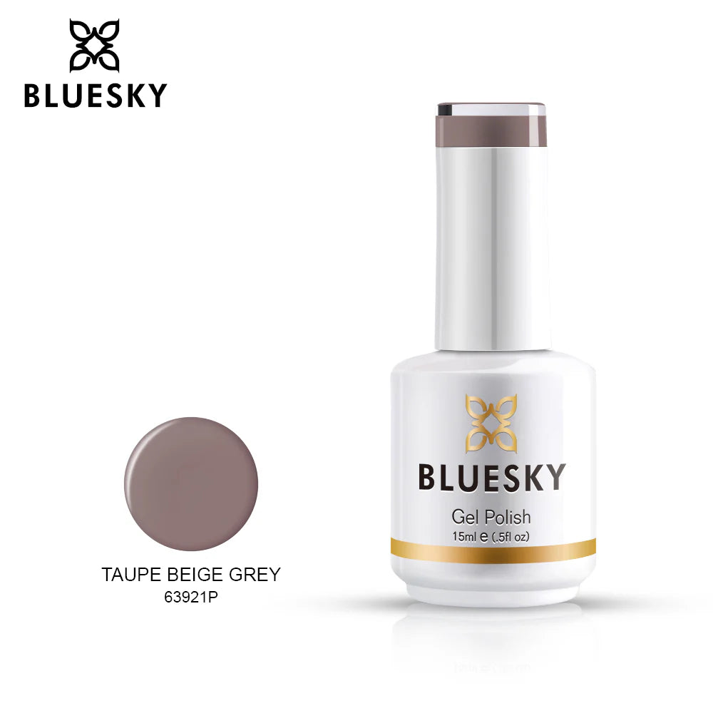 Bluesky Gel Polish - TAUPE BEIGE GREY - 63921 15ml