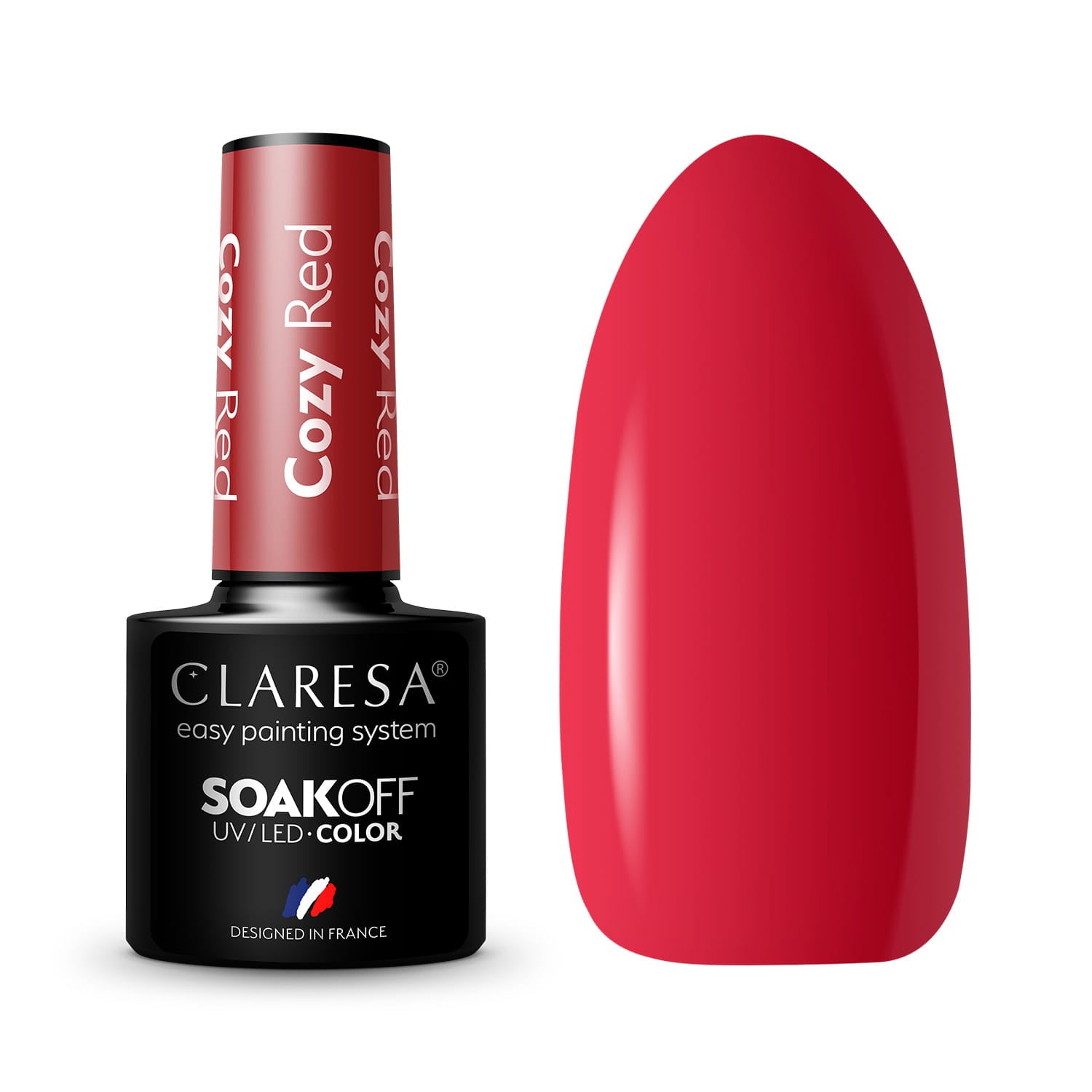 CLARESA VERNIS HYBRIDE COZY RED  -5g
