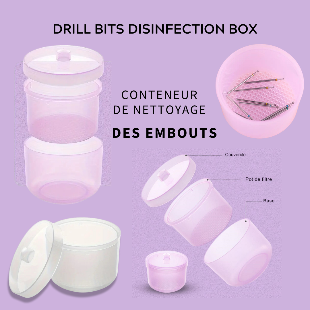COTENEUR DE DESINFECTION EMBOUTS CRD01