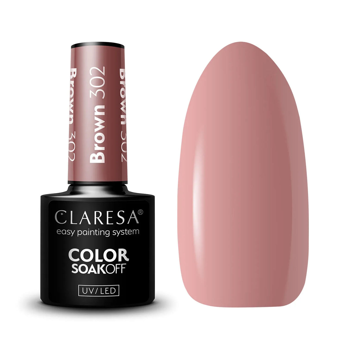Claresa Vernis Hybride BROWN 302 -5g