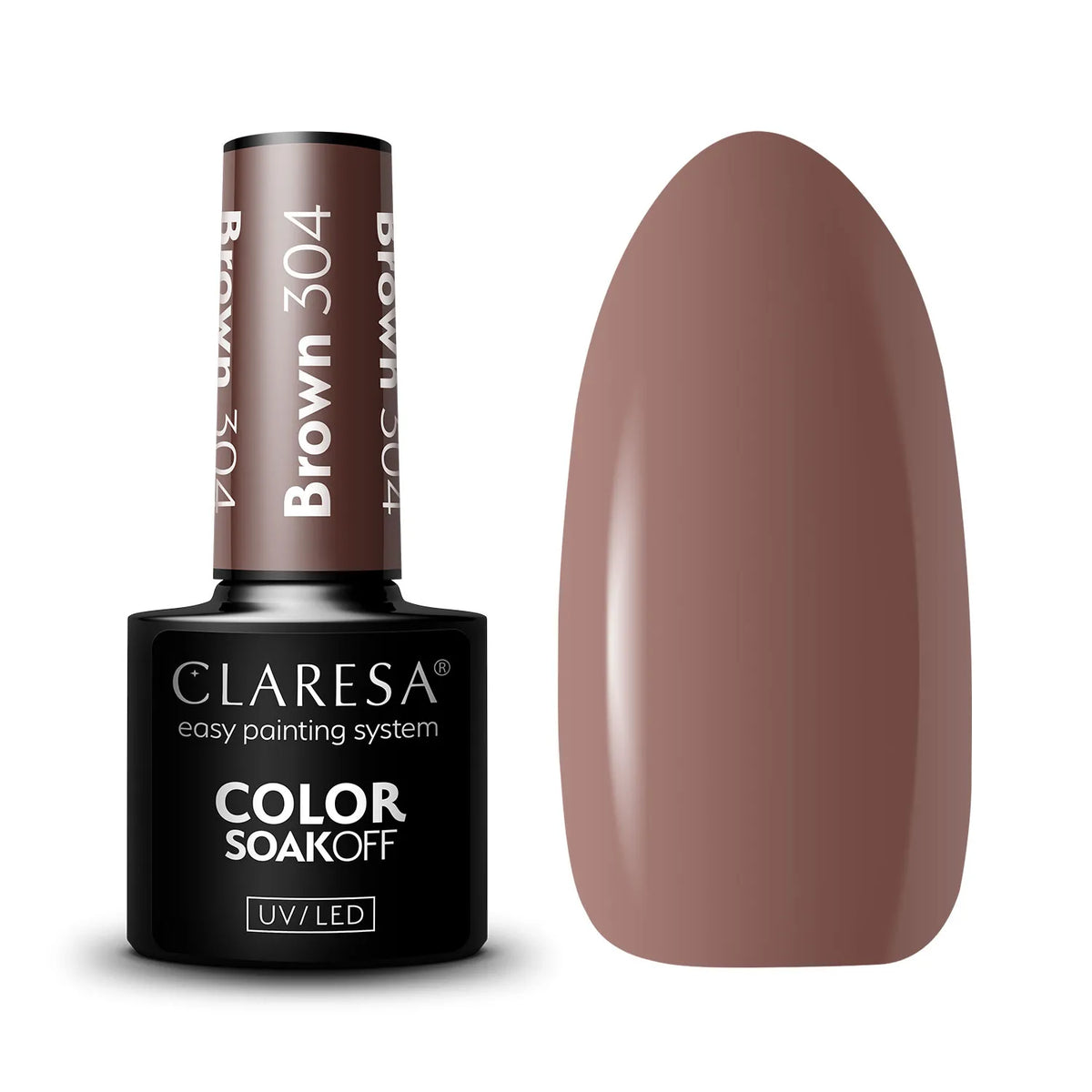 Claresa Vernis Hybride BROWN 304 -5g
