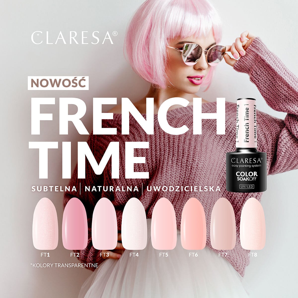 Claresa Vernis Hybride French Time 5 - 5 g