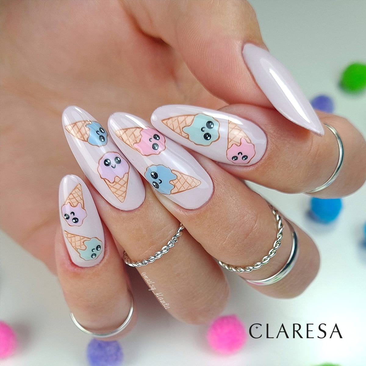 Claresa Vernis Hybride ICE CREAM 4 -5g