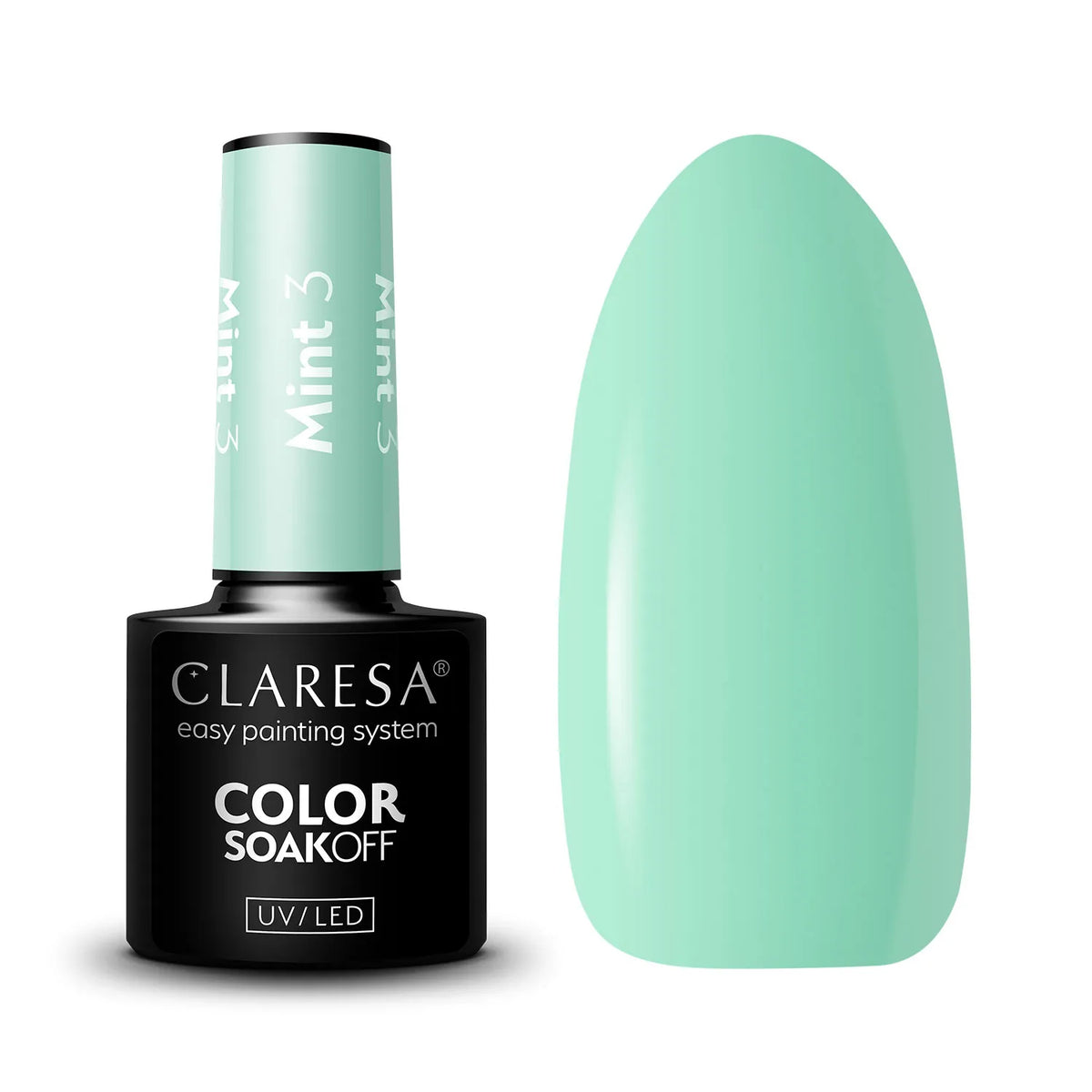 CLARESA Vernis à ongles hybride MINT 3 -5g