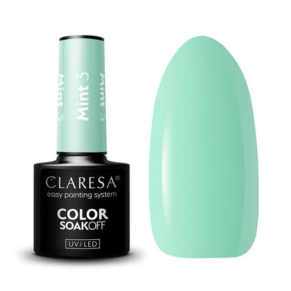 CLARESA Vernis à ongles hybride MINT 3 -5g