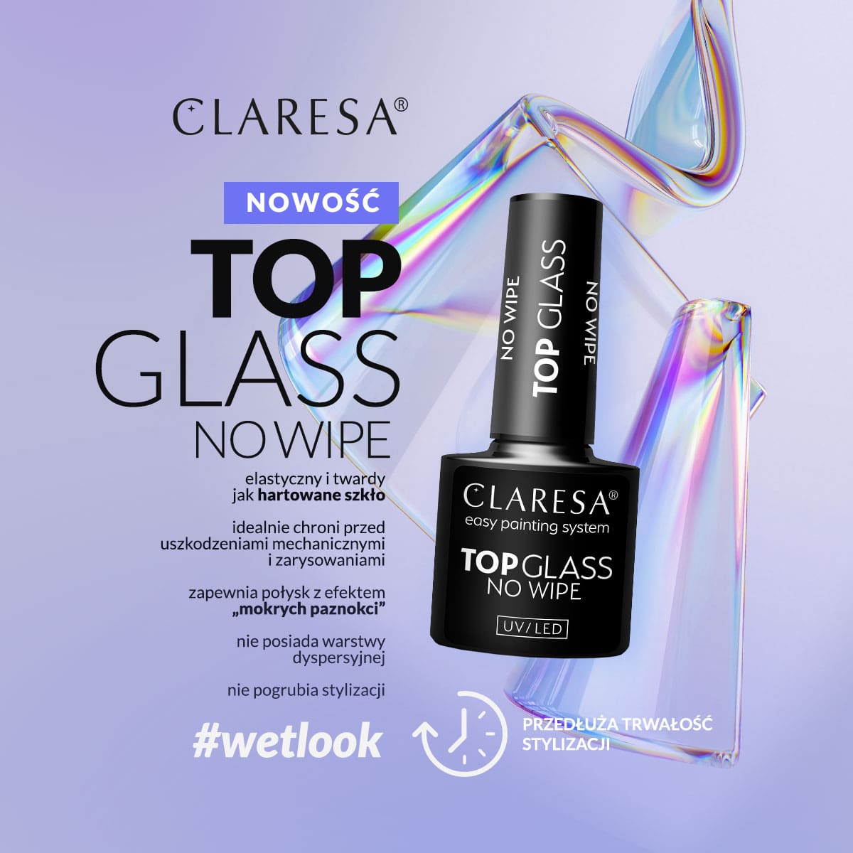 Claresa Top Glass No wipe 5g
