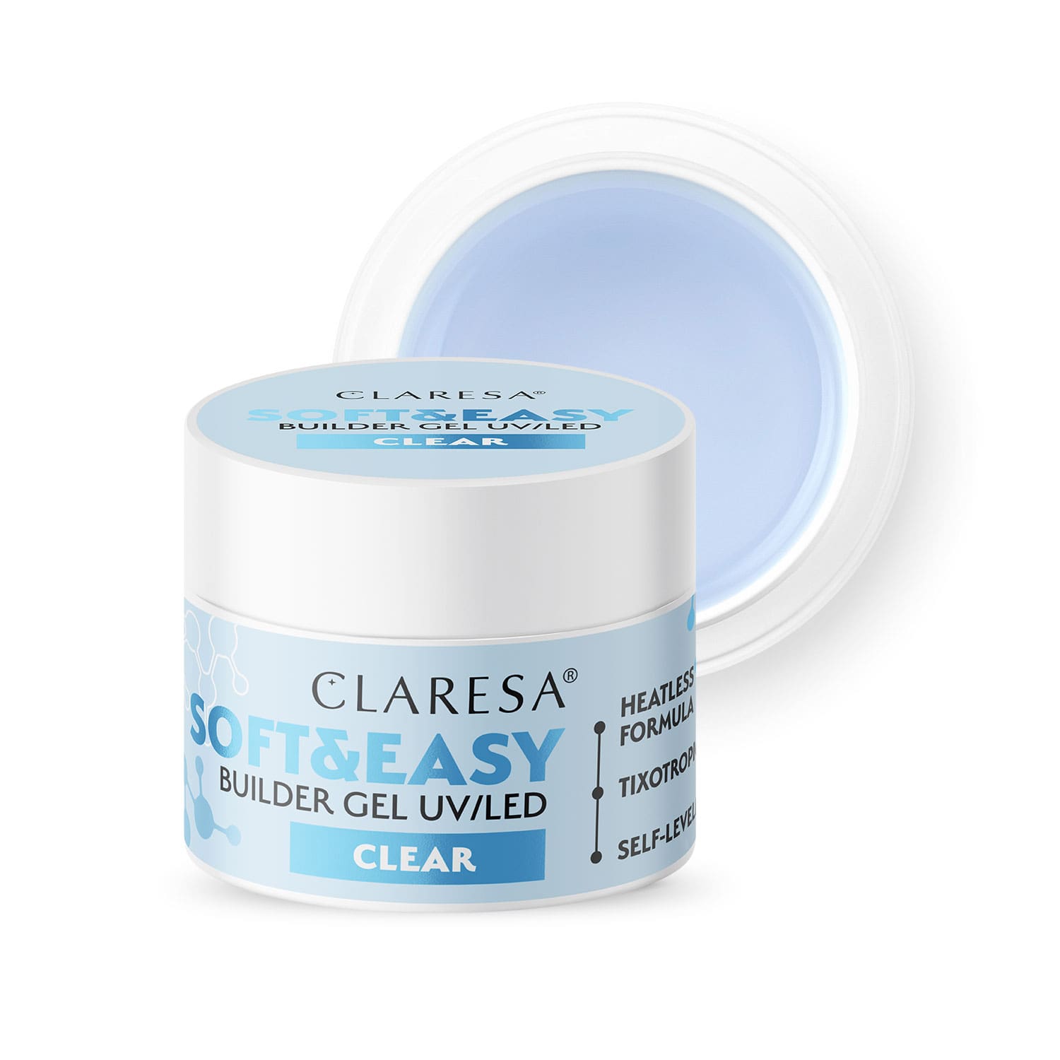 CLARESA Gel  SOFT&EASY BUILDER GEL CLEAR 45G