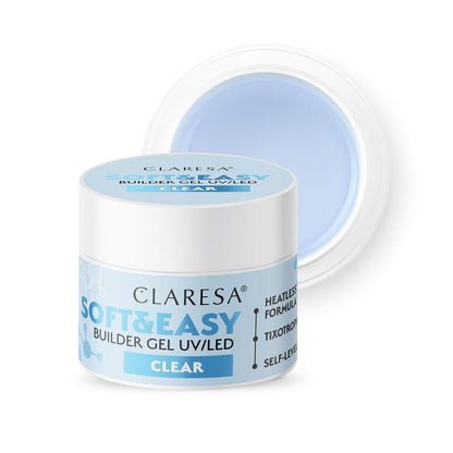 CLEAR CLARESA Gel  SOFT&EASY BUILDER GEL  45G
