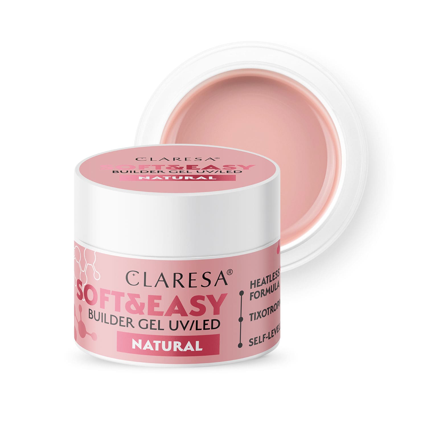 CLARESA Gel  SOFT&EASY BUILDER GEL NATURAL 45G