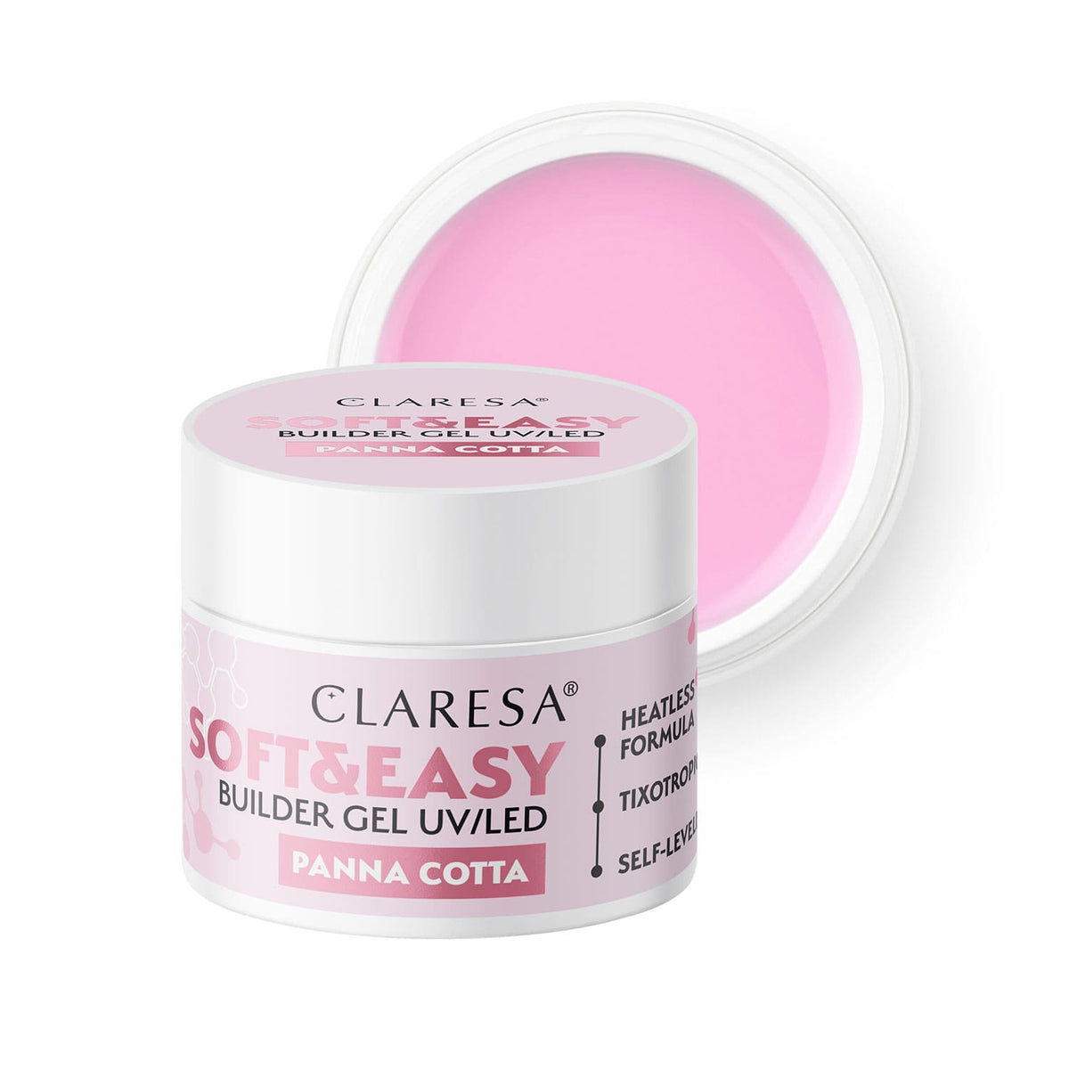 PANNA COTTA CLARESA BUILDER GEL SOFT&EASY  45 g