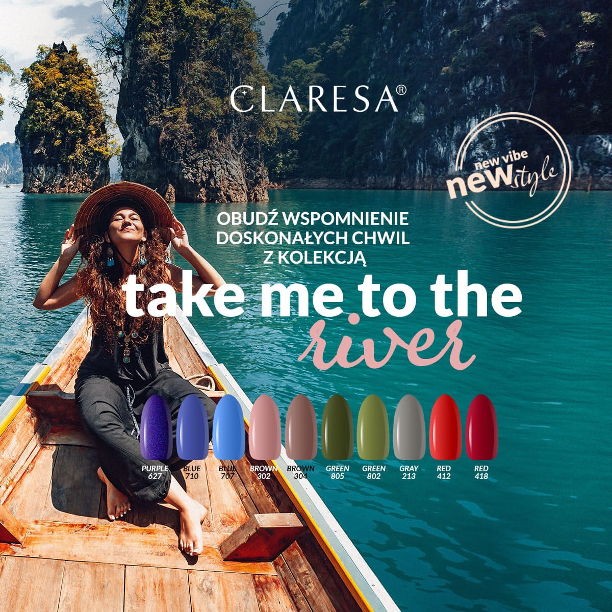 Claresa Vernis Hybride RED 418 -5g