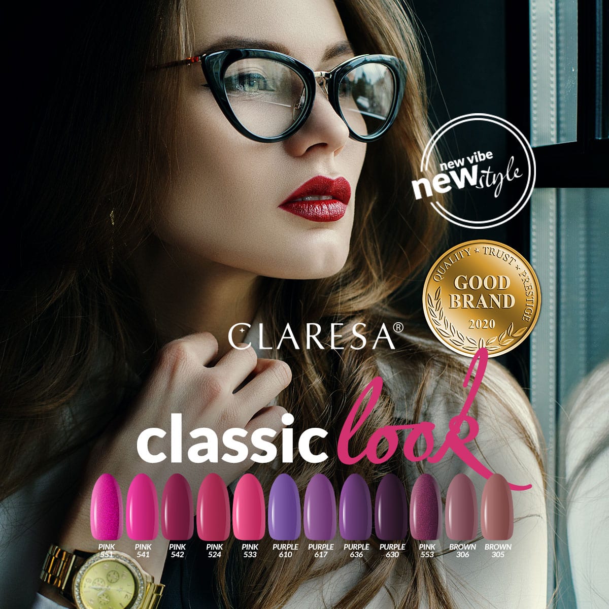 Claresa Vernis Hybride PURPLE 610 -5g