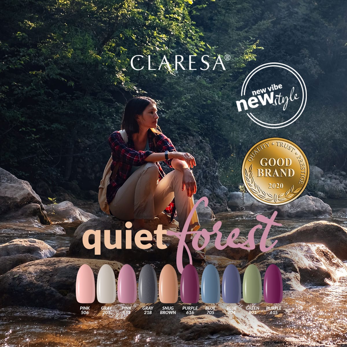 Claresa Vernis Hybride PURPLE 615 -5g