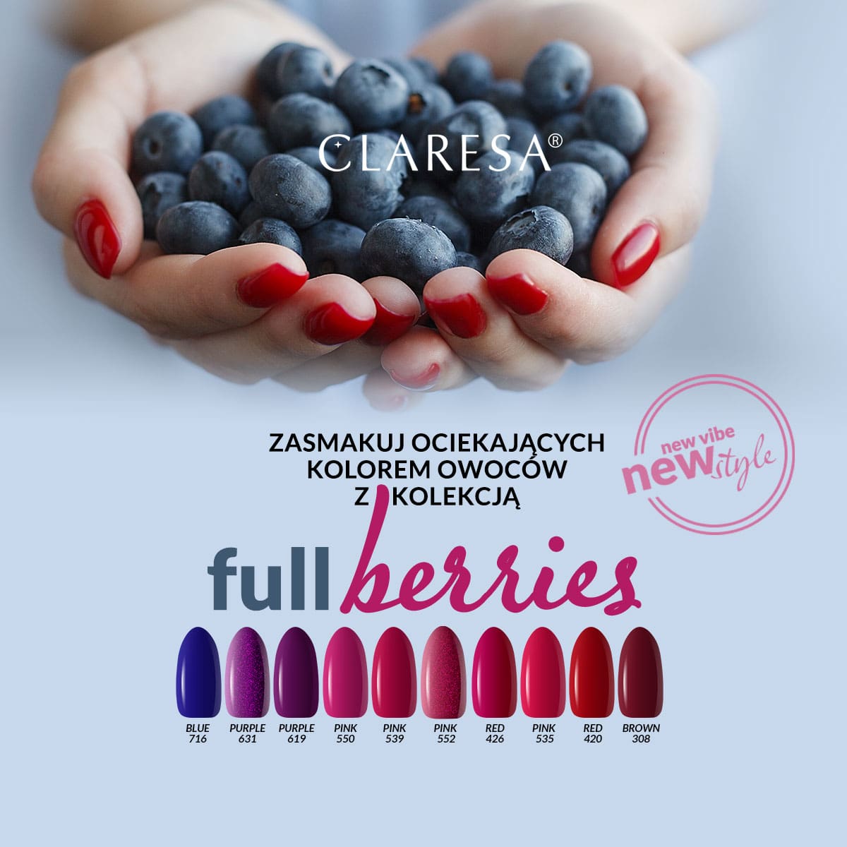 Claresa Vernis Hybride RED 420 -5g
