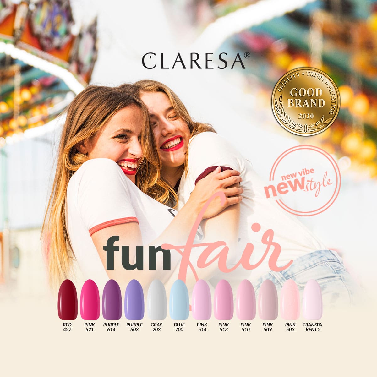 Claresa Vernis Hybride RED 427 -5g