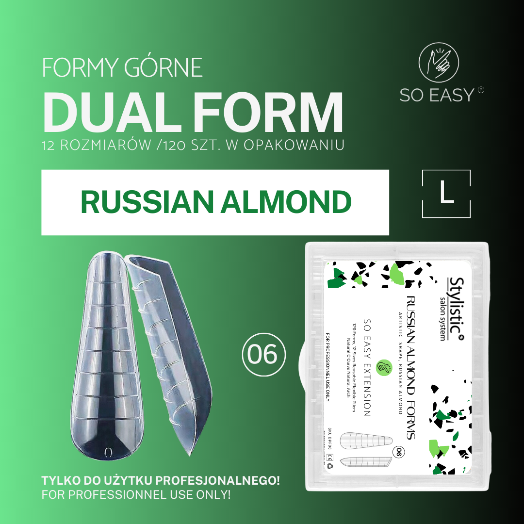 STYLISTIC DUAL FORM RUSSIAN ALMOND L  06